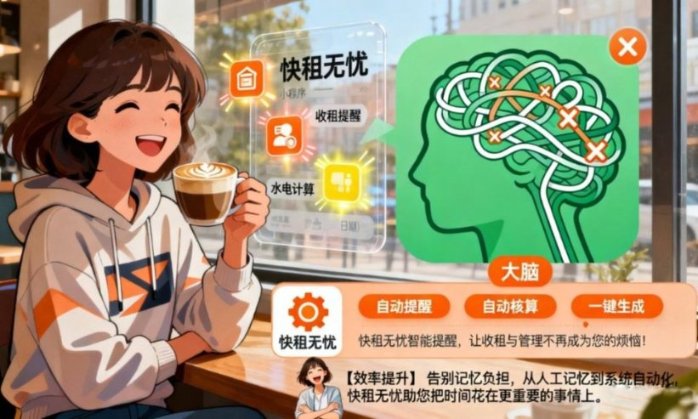 房东使用小程序记录房租账单